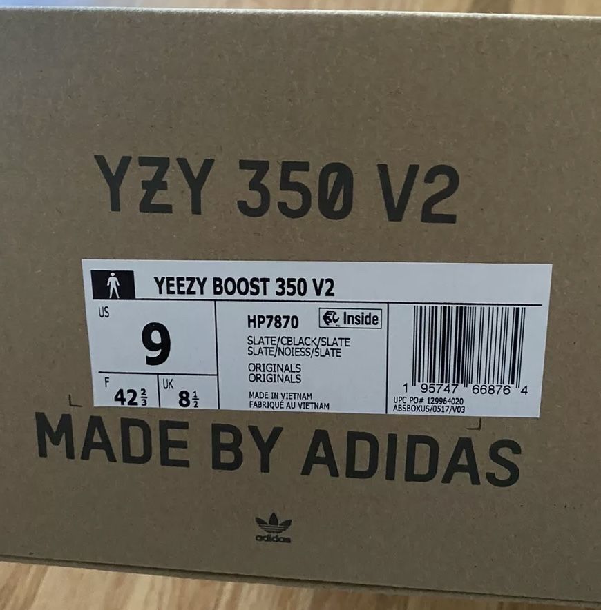 Yeezy 350 Slate 42 2/3 originali urgent(cu defecte)!!