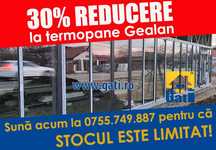 Azi ai 30% REDUCERE la termopane Gealan în Cornetu / Ilfov