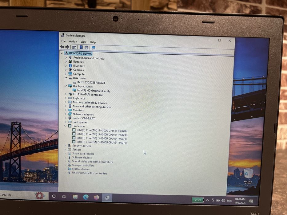 Lenovo ThinkPad T440 / 14” / i5 / 8GB RAM / SSD