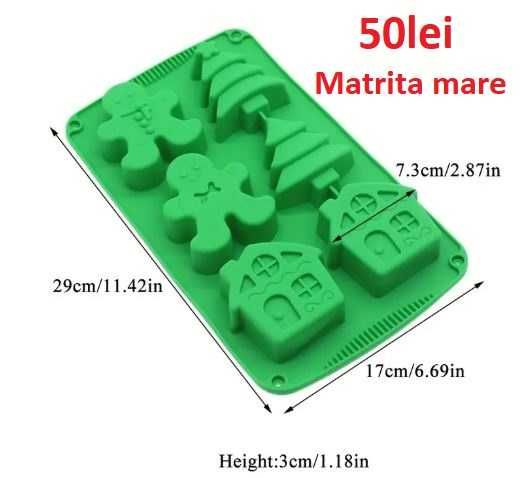 Matrite din Silicon pentru Craciun part 2 – wax melts