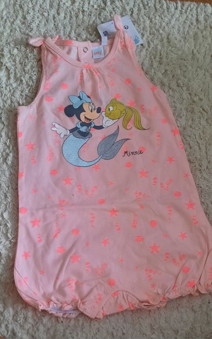Pijama vara Disney, pentru fetite 68, 74, 92, 98