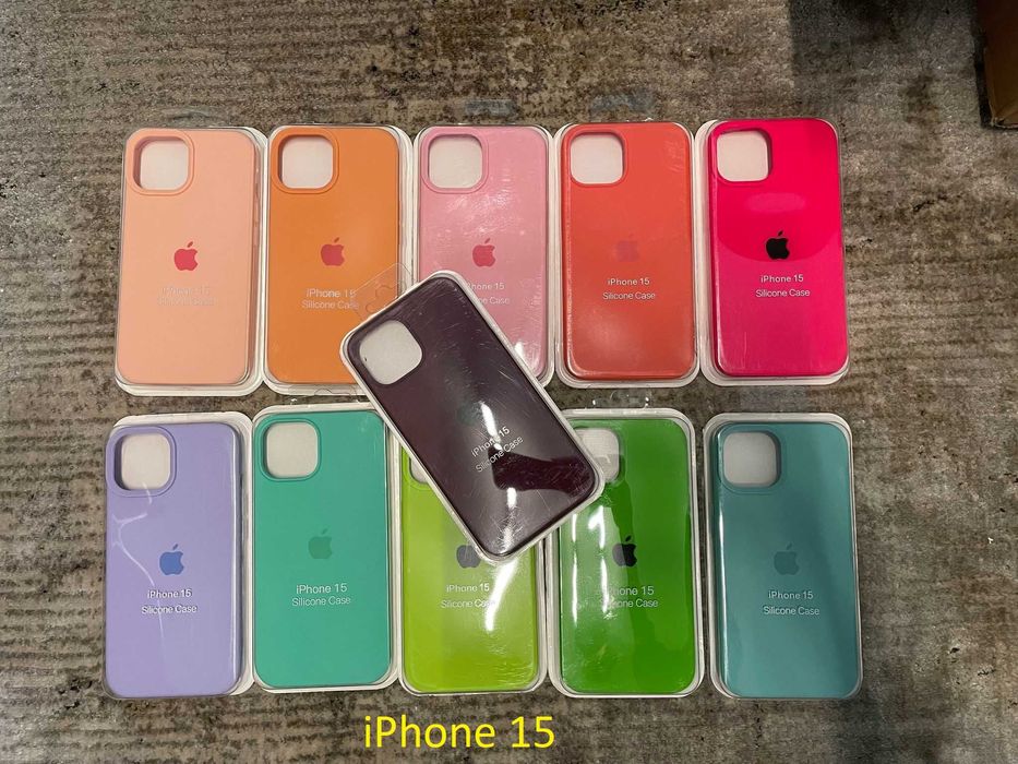 Husa iPhone 15 Pro  14 Pro Max SILICON - Folie Sticla 3D
