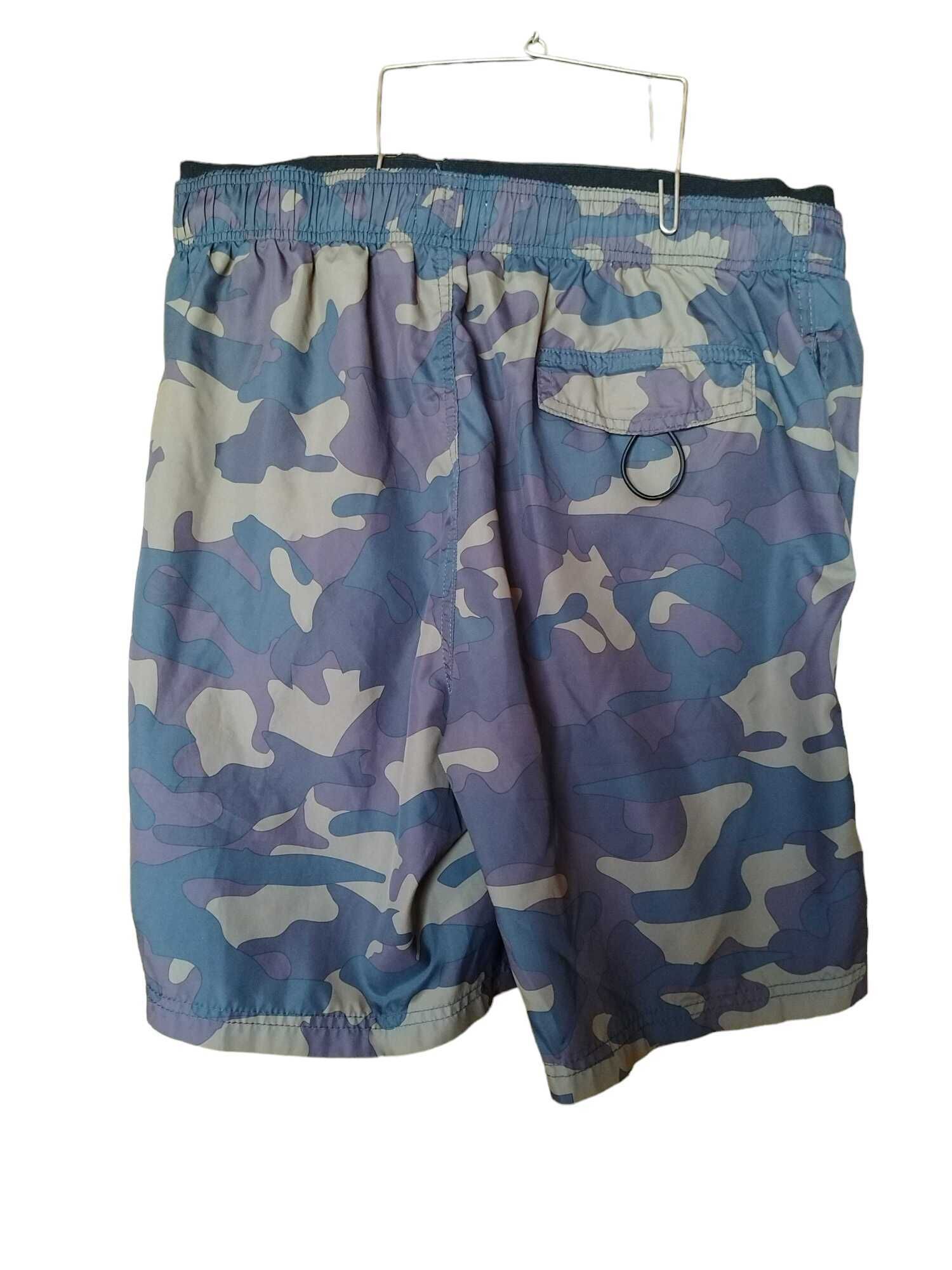 Мъжки шорти за плуване с надпис Zara, 100% полиестер, Каки, XL
