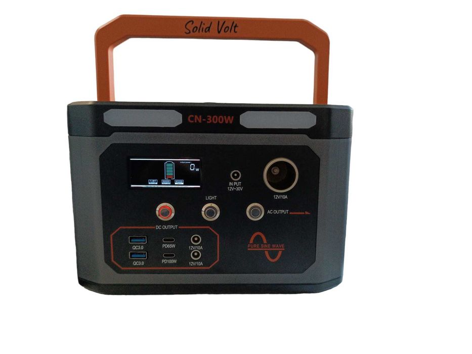 Statie portabila de incarcare/alimentare 300w, acumulator LifePO4 230V