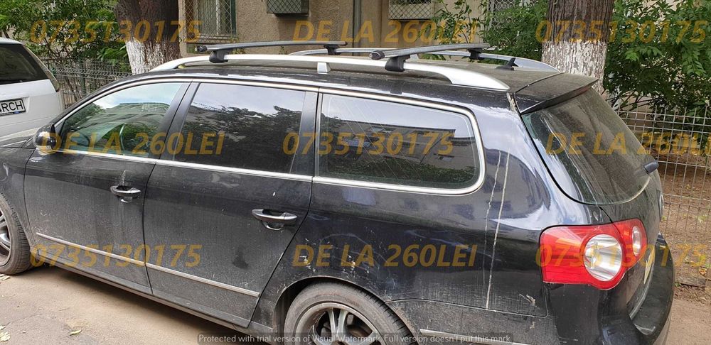 Bare portbagaj VW Touareg Tiguan Touran Sharan Passat Golf ALUMINIU