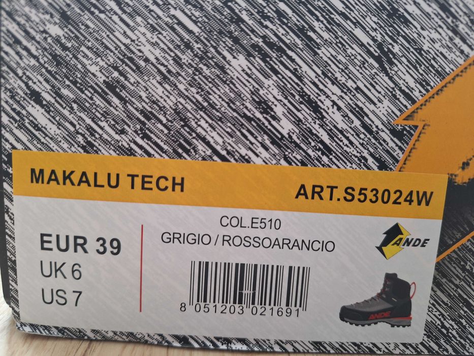 Нови всесезонни туристически обувки Ande Makalu Tech
