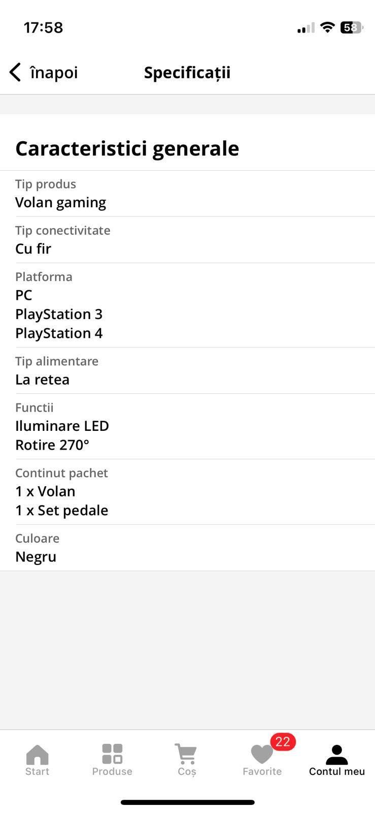 Sony PlayStation 4 Pro1TB + 3 Controllere + Volan Racing + 14 jocuri
