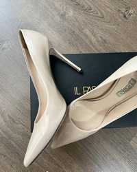 Pantofi stiletto Il Passo, cu toc de 10,5, culoare nude, marimea 40.