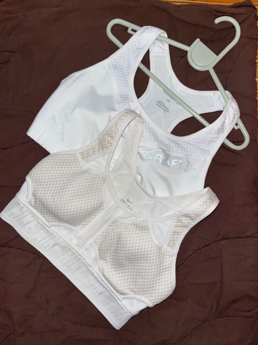 Спортно бюстие Nike и Craft Sportswear  XS размер! Не са носени !