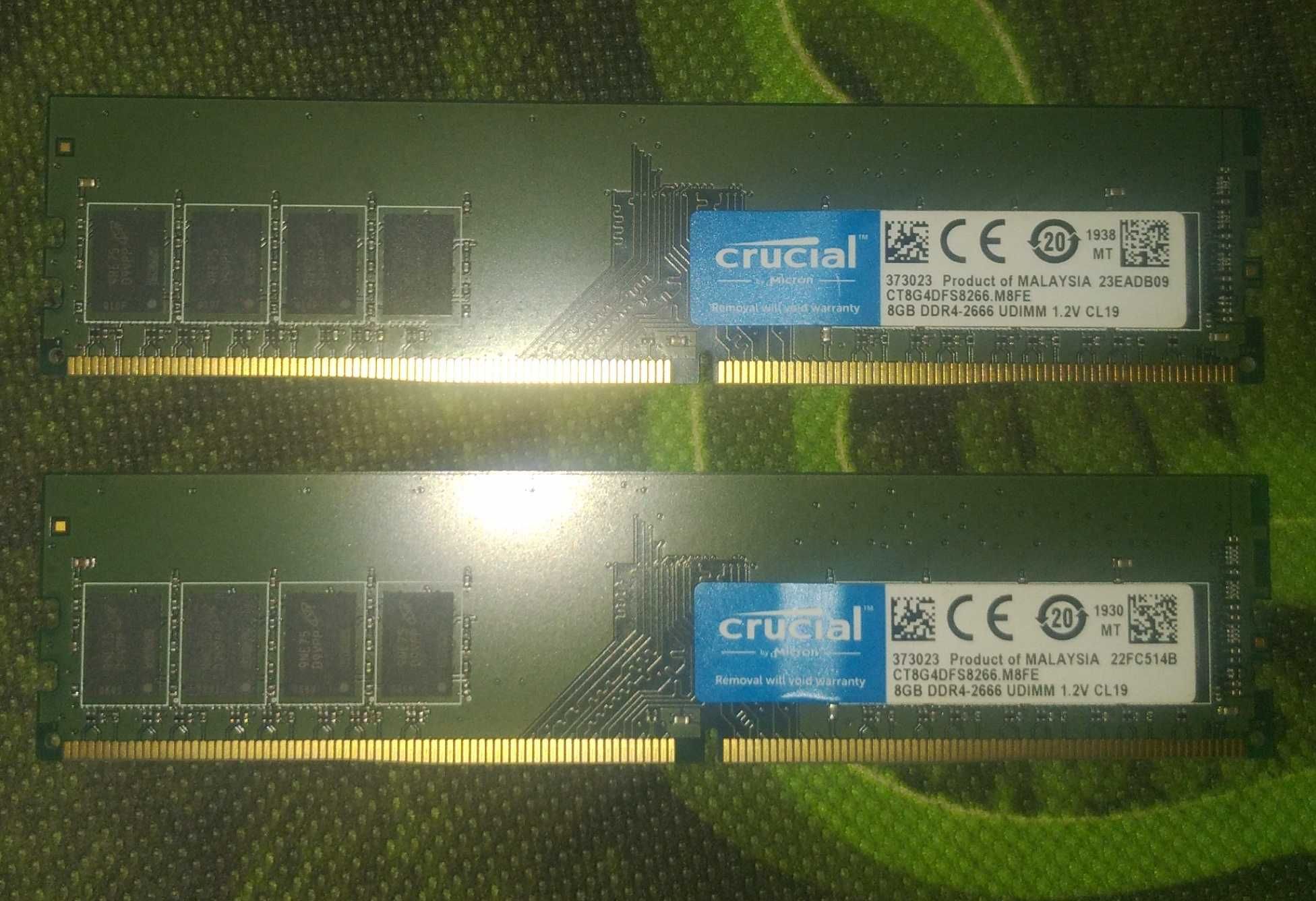 Crucial DDR4 2666 2x8gb