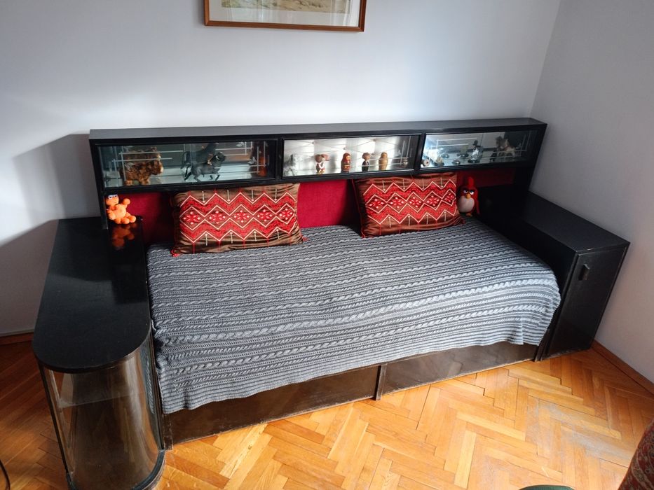 Ретро Креват със скрин и матрак 80/190