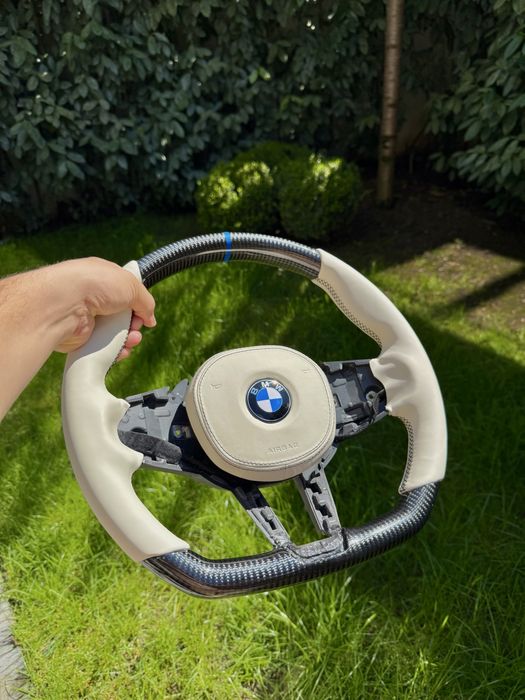 Volan BMW M G facelift LCI carbon alcantara piele M3 M4 M5 G20 G30 X5
