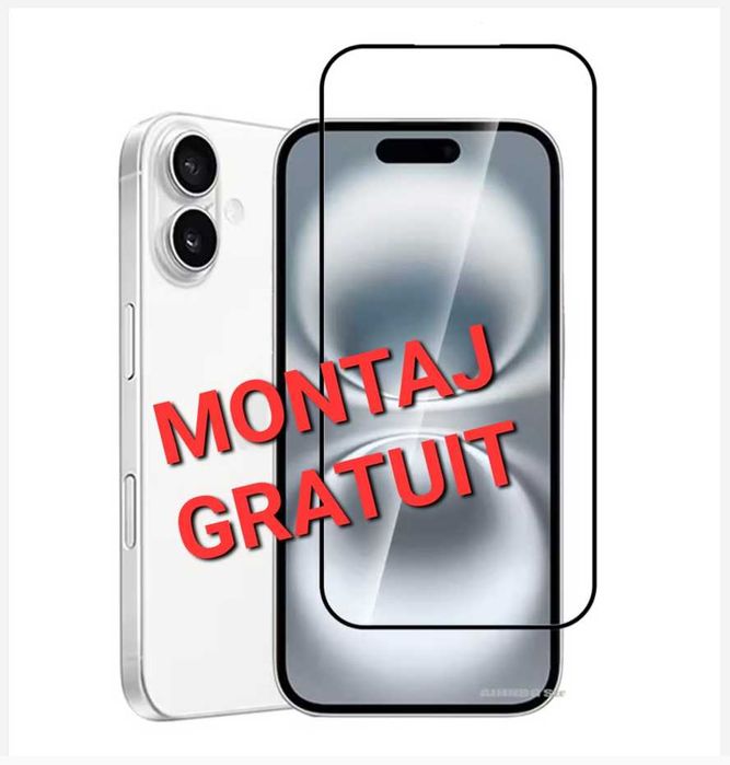 Folie Sticla Full iPhone 12 Pro Max 13 Mini 14 Plus 15 16 17