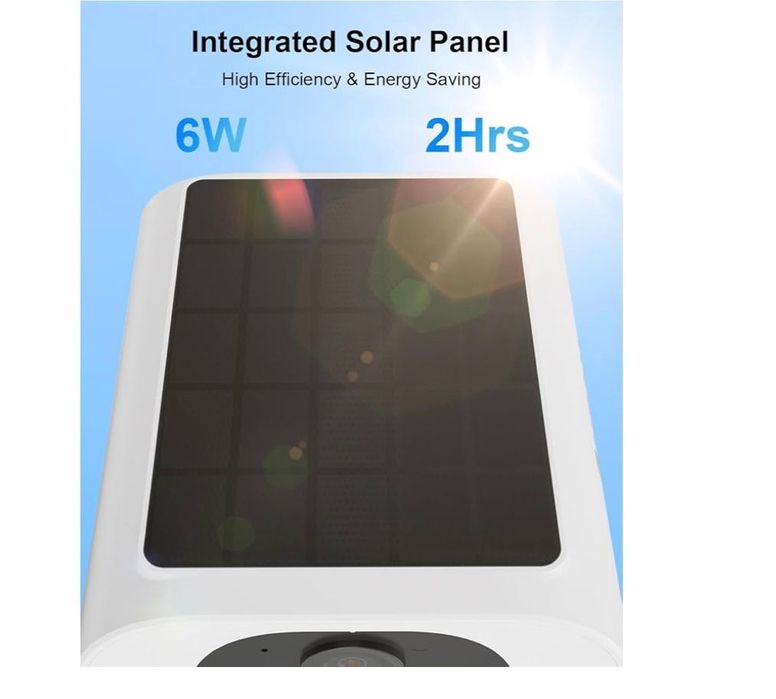 Camera de supraveghere cu incarcare solara