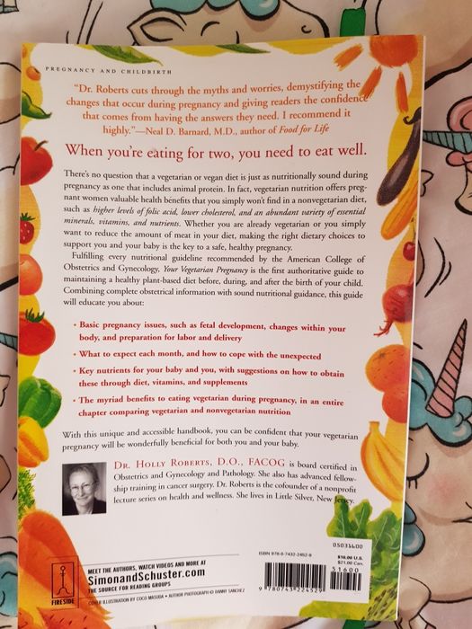 "Your vegetarian pregnancy" Carte despre sarcina vegetariana