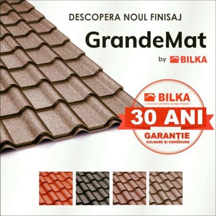 Tigla metalica Bilka de la 35lei/mp