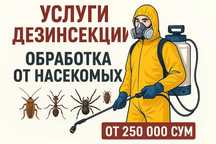 Дезинфекция клопов и тараканов уничтожение клопов dezinfeksiya klapa
