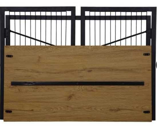 Сгъваемо бюро 100/50/75 см черно/дъб вотан