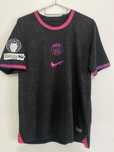 Tricou PSG Paris Noir cu UCL Badge