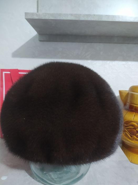 Берет стриженная норка..в идеальном состоянии