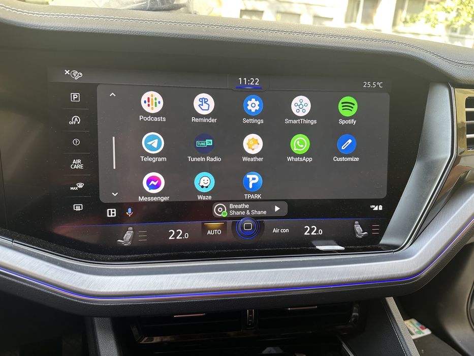 Full Screen Wireless Apple Carplay si Android Auto VW Touareg Porsche