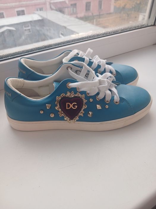 Кеды кожаные D&G