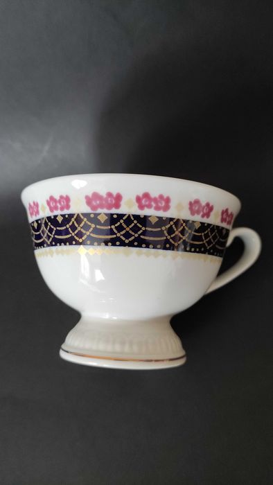 Colditz ГДР един много фин и крехък троен сет за чай/дълго кафе