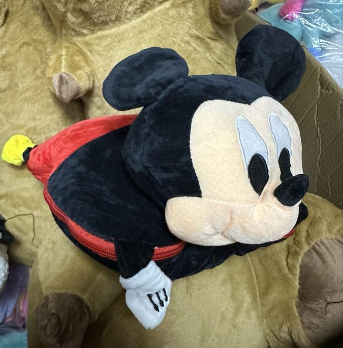 Плюшена играчка Възглавница с одеяло 120см Мики Маус Mickey Mouse