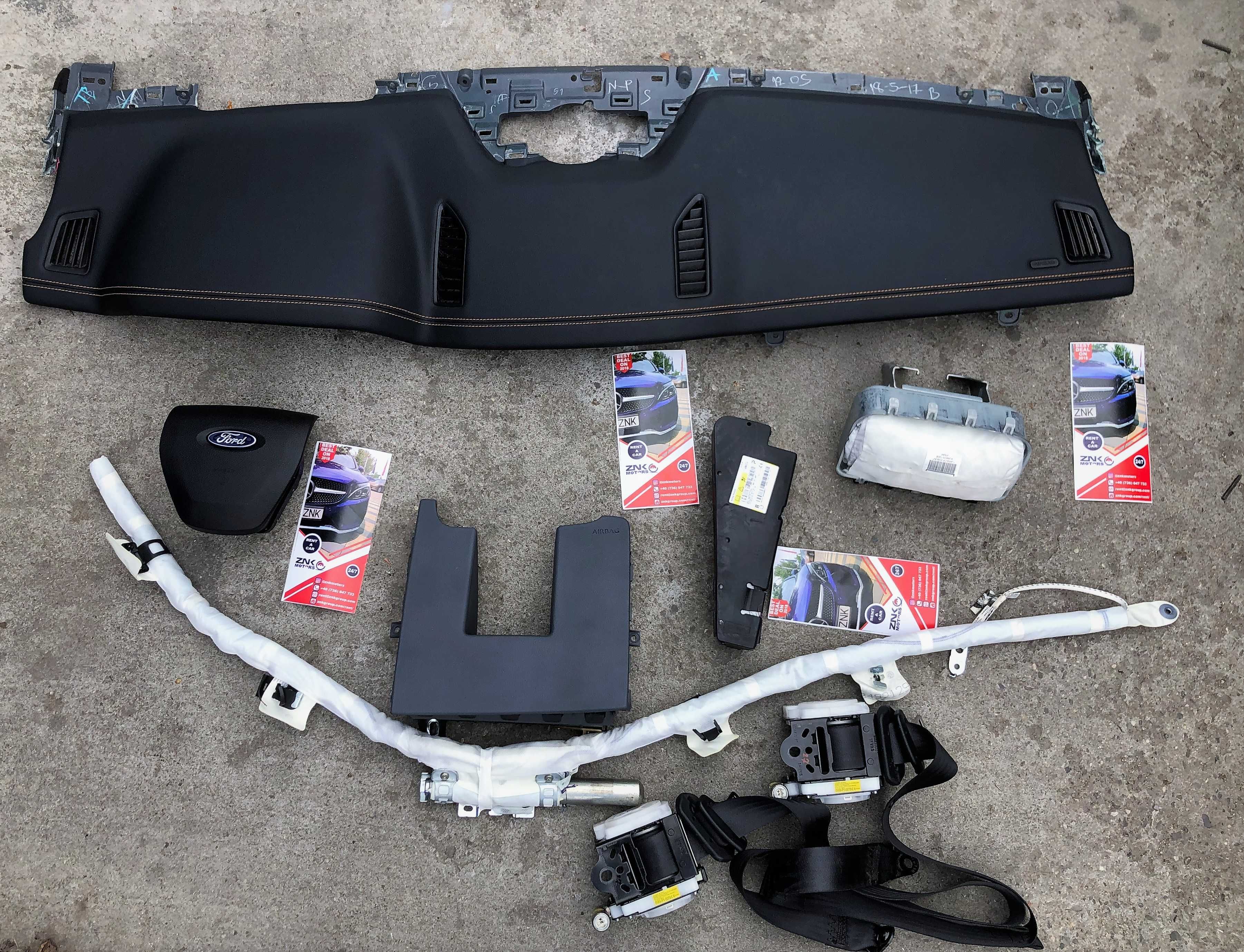 Ford Ranger face lift lci kit airbag volan pasager plansa bord piele