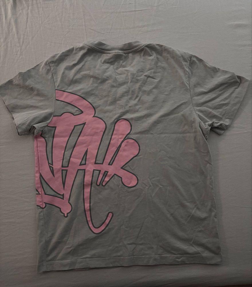 SYNA T-shirt gray and pink