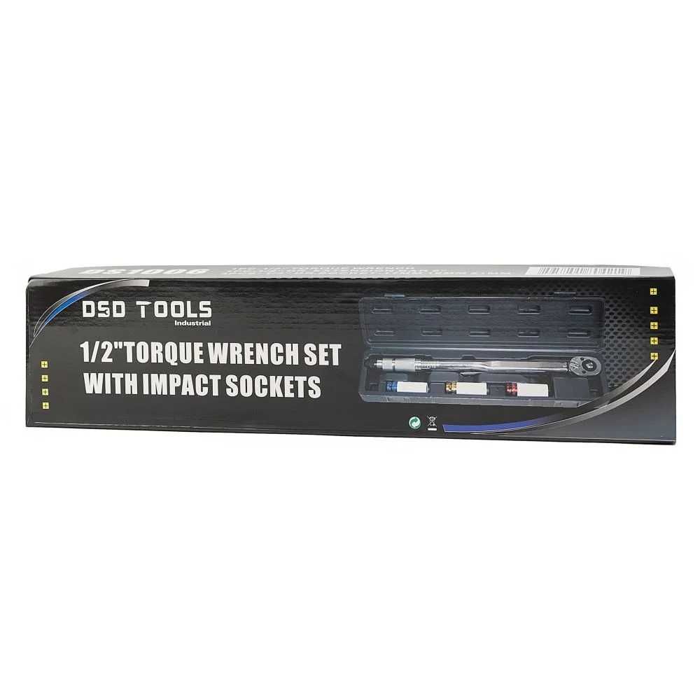 Set de Tubulare de Impact DSD TOOLS 1/2 cu Cheie Dinamometrica DS1006