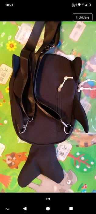 Rucsac in forma de rechin Shein nou