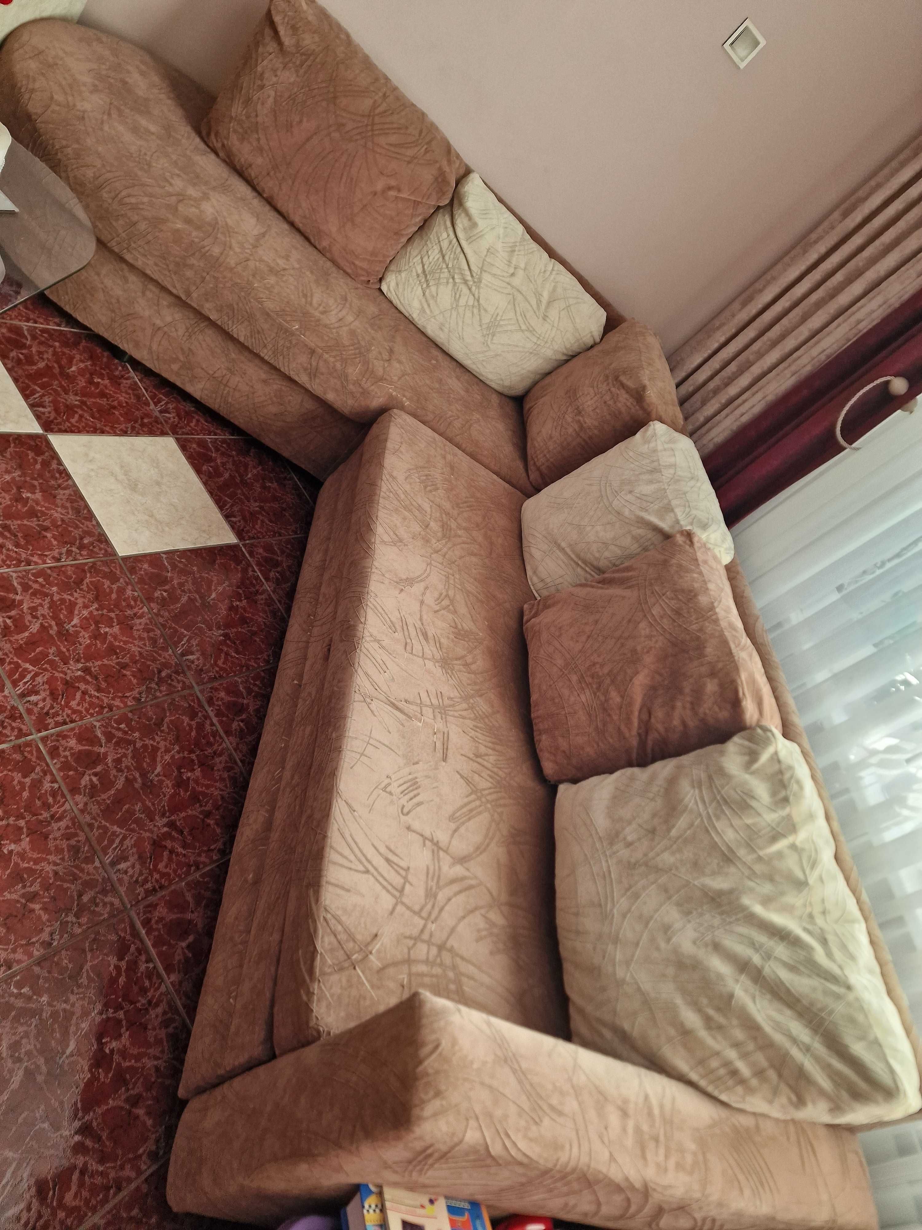 СУПЕР ПРОМО- Ъглов диван с фоьойл. Нова цена!