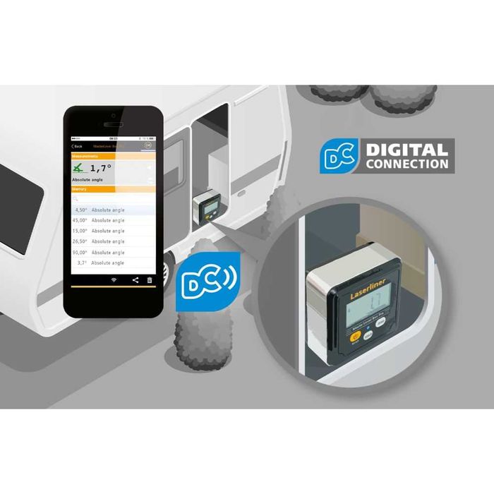 Компактен електронен нивелир Laserliner MasterLevel Box Pro, 081.262A