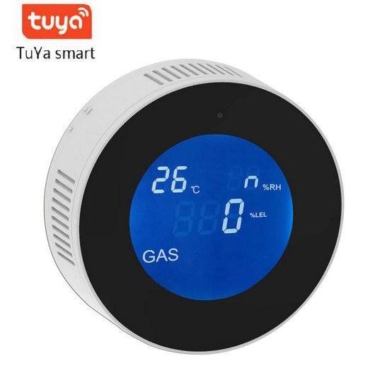 WiFi алармен известителен датчик за изтичане на газ Tuya Smart life