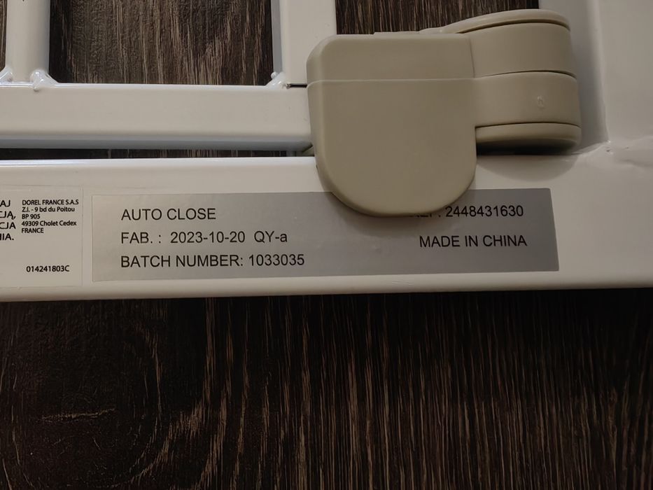 Poarta de siguranta copii Safety 1st Easy Close, metal, alb, latime aj