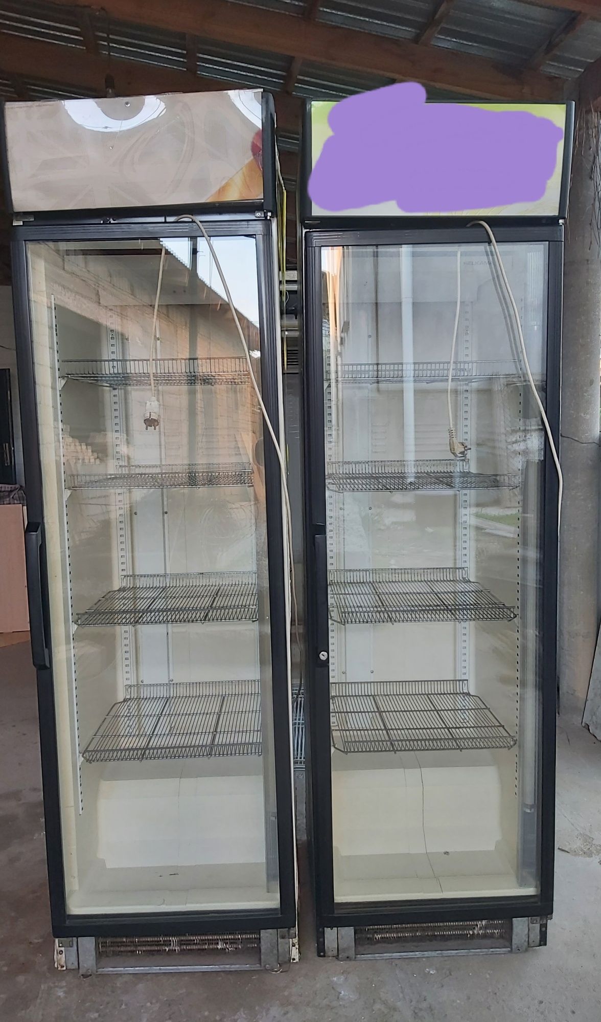 Магазинге арналған холодильниктер, тауарға арналған сөрелер сатылады