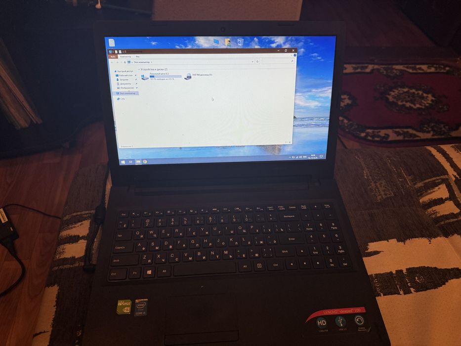 Ноутбук б/у Lenovo ideapad 100 intel core i5 5200U