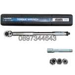 Динаметричен ключ  1/2" 28-210Nm, с вложки и удулжение  , HAWEK
