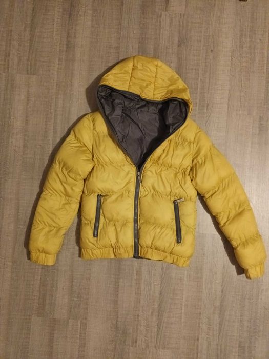 Geaca Drywash galbena matlasata mărimea S