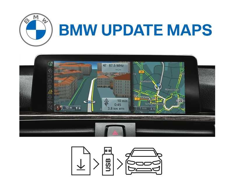 BMW harti navigatie 2023 CIC NBT Seria 1 3 5 6 7 X1 X3 X4 X5 X6 i3 i8