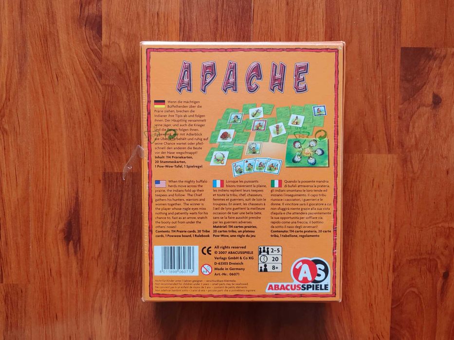 vand joc de societate APACHE ,, nou sigilat,,
