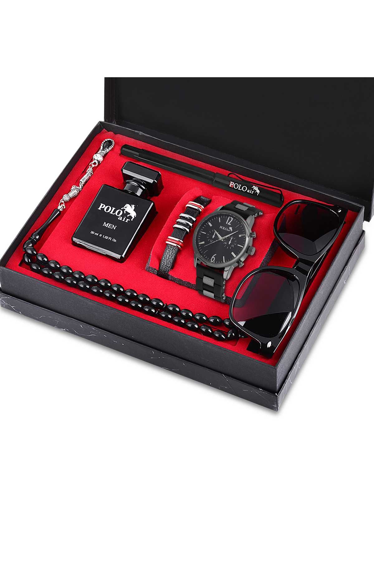 POLO Air, Мъжки комплект, часовник, слънчеви очила, парфюм