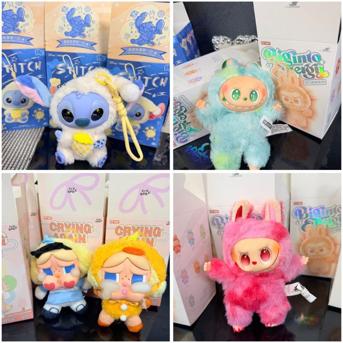 Figurine colectionabile Labubu, Disney Stitch, Crying Baby