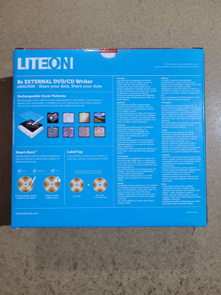 DVD-RW extern Liteon eNaAU508 - NOU SIGILAT