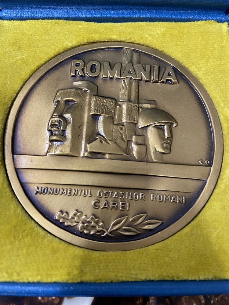 medalie comemorativa Monumentul Ostasilor Romani Carei
