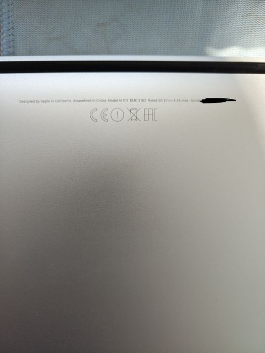 Macbook Pro 15", i7 2.8GHz, 16Gb RAM, 256GB 2018 perfect functional+ o