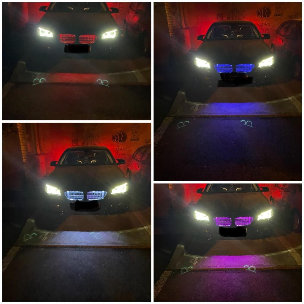 Montare lumina ambientala led RGB ( ORICE culoare) BMW, AUDI, MERCEDES