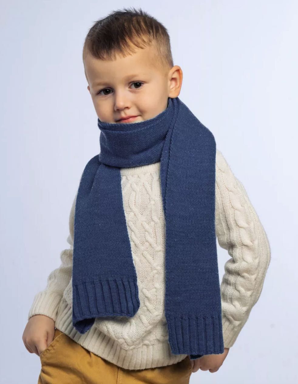 Вязаный шарф для детей