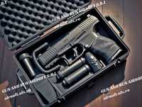 Pistol Modificat Cu Recul 20 JOULI+!! (Cu Bile De Cauciuc) Co2 Pusca